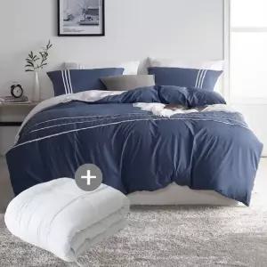 에스데코 LEO마이크로100프로 진드기방지 이불매카솜세트SS블루