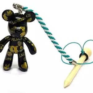 [하프클럽/]골린이골프티 피큐어 티꽂이 튼튼한 스트랩 골프티용품 귀여운