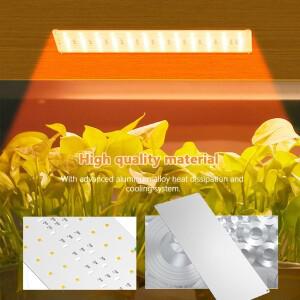 초박형 패널 성장등 타이머 포함 풀 스펙트럼 조광 가능한 램프 실내 식물용