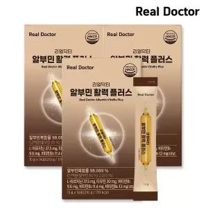 [리얼닥터] 알부민 활력 플러스 액상 고함량 난백 비타민B군 3종 영양제 14포, 3개