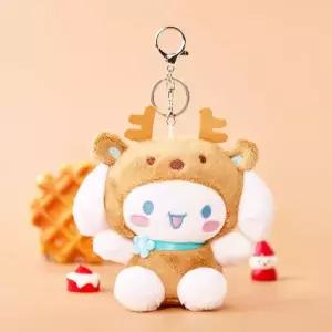 가꾸필수 꽃사슴 가방고리 13cm-시나모롤 보들보들 키링