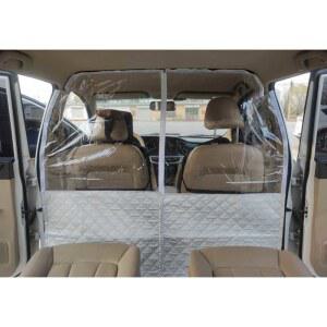 택 림막 자동차 파티션 보호 트렁크 100x160cm 석 비말 변경 에어컨커튼