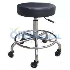 병원용 GM 진찰의자 유압식 스텐링 원형바퀴의자 IC-783