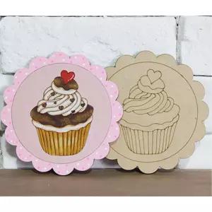 학교 동아리 취미 채색 우드 컵케이크 컵받침만들기 4인 두뇌발달 교구 단체선물