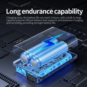 소형 미니 4K 카메라 버튼 컨트롤, 내장 스팟, 800mAh 배터리, 마이크, DV