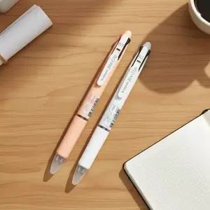 필기감 좋은 4색 볼펜 0.7 바이트 클립 1다스 2컬러