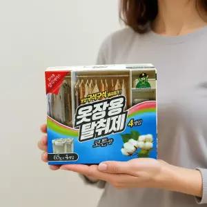 산도깨비 옷장용 탈취제 코튼향 4입 6개 강력탈취 냄새제거