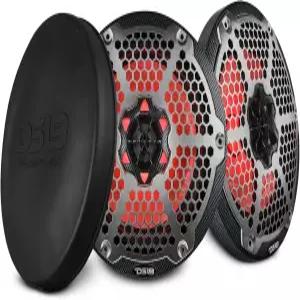 DS18 하이드로 NXL-6M/WH - 하이엔드 메시 그릴 동축 스피커 쌍 통합 RGB 조명이 있는 양방향 자동차