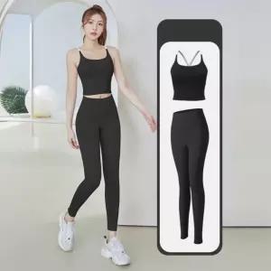 편안한 여성 요가복 상하세트 필라테스 헬스복 운동복