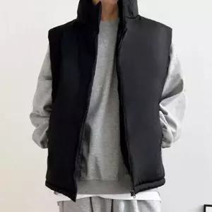 하이넥 남자 패딩 조끼 방한 남자 경량 조끼 빅사이즈 겨울