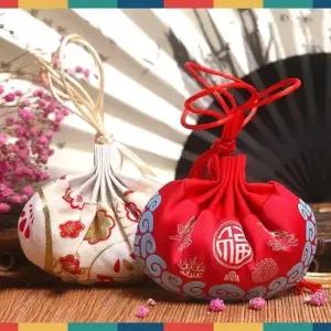 큰손 복주머니 고급 프리미엄 비단 실크 추석 선물 상자 용돈