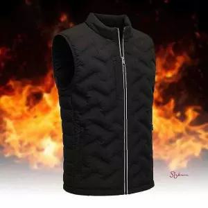 겨울 방한 열선 패드 패딩 발열 온열 조끼 보온 아웃도어wxy899