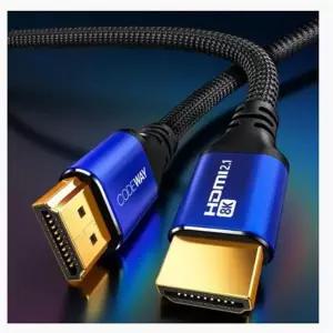 모니터 케이블 종류 듀얼 젠더 pc 디스플레이 연결선 HDMI 2.1v UHD 8K