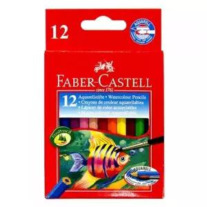 [셀러에이드]파버카스텔 미니색연필 수채 지관 12색 114412 / 적색 개(1개입)