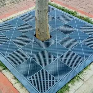 플라스틱 가로수 보호 덮개 바닥 매트 조경 울타리 나무 뿌리 커버