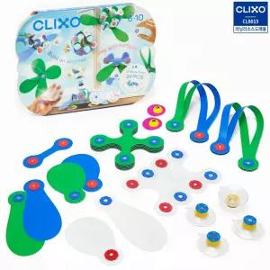 클릭소 그립앤스틱팩 자석 블록 유연한 조립 만들기 마그넷 장난감 과학상자 교구 24pcs