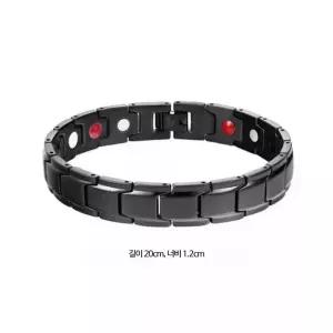티타늄 스틸 정전기 방지 및 전자기석 팔찌 부모 이모 가족 친구 선물
