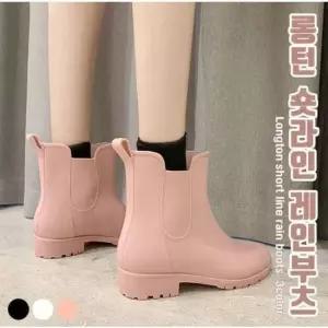 여자레인부츠 롱턴 숏라인 레인부츠 3color 장화 장마철 여름신발