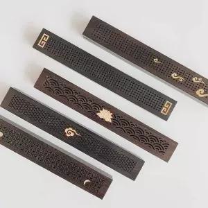 인센스홀더 EAD016F7 인센스챔버 흑단목 우드 인센스스틱홀더