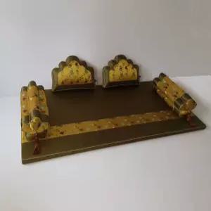 전통보료 오색모빌 왕실 비단