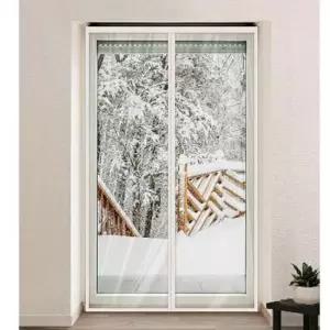 120x210 흰색 현관 방문 방풍비닐 커튼 자석 방풍 비닐문 비닐커텐 현관문 바람막이