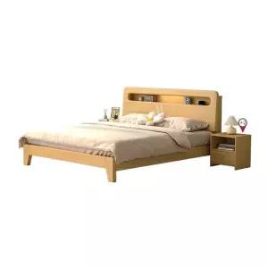 원목침대 세트 선반형 프레임 더블 수납 원목 침대프레임 침대 프레임구성 편백나무