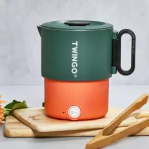 도무스 라면 포트 접이식 여행 캠핑 110V 겸용 오렌지 BNA