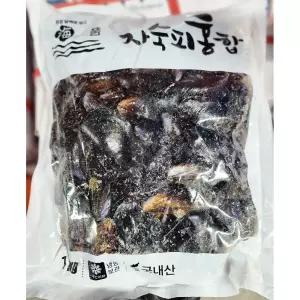 국내산 냉동 자숙 피홍합 1000g 담치 소주 혼술안주