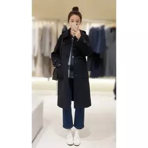 [롯데백화점]SOUP 후드 롱 떡볶이코트  SBBHC851