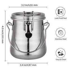 이동식 다공성 필터가 있는 유화 브러시 와셔 스테인레스 스틸 오일 포트 밀봉된 페인트 클리너