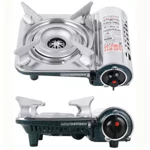 부르스타 과열차단 세척편리 미니 휴대용버너 캠핑 식당 야외용