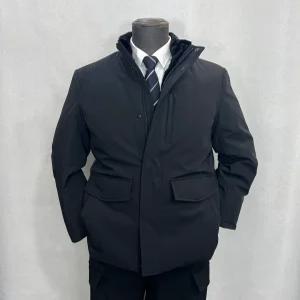 [바쏘옴므]천연밍크 헝가리 구스다운 사파리 패딩 점퍼 Z4UA54-2