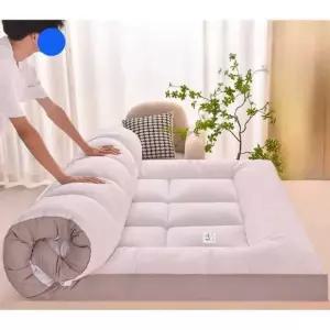 두꺼운 요매트 이불 바닥 스트라이프 패드 요솜세트 인테리어