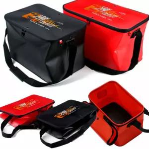 국산 접이식 밑밥통 낚시가방 다용도 멀티미끼 크릴바구니 살림 물고기 보조 삐꾸 지렁이 찌낚시 조과 바칸