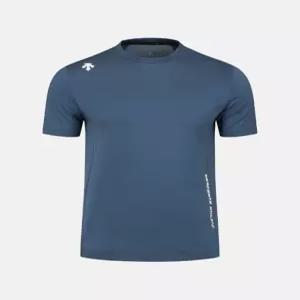 데상트 트레이닝 반팔 티셔츠 B1 SR123TTS21 DBLU ORG0