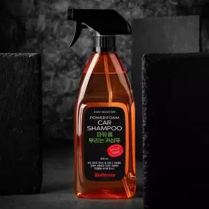 [내일도착] 불스원 파워 폼 뿌리는 카샴푸 600ml