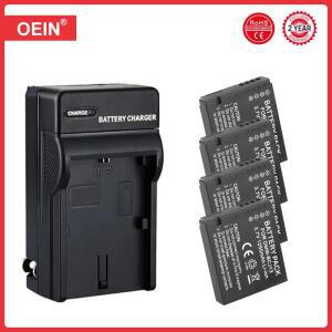 파나소닉 루믹스 DMC-LX5 LX5GK LX7 용 풀 디코딩 배터리 1250mAh DMW-BCJ13 BP-DC10 4 개