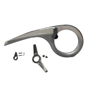 1세트 QZ-907 MTB 체인 가드 PP 플라스틱 커버 40-46T 대형 보호 박스 자전거