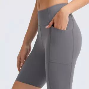 숏팬츠 레깅스 필라테스 여성 하의 포켓 요가 반바지 운동복 트레이닝복