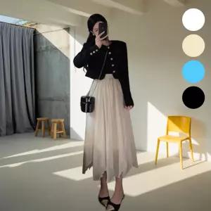 트위드자켓 여성 봄자켓 데이트룩금장버튼 하객룩 페미닌룩 추천 4컬러