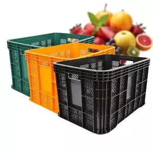 [골드스마일]과일상자 5개 플라스틱 이사바구니 운반 농산물박스 과수원박스
