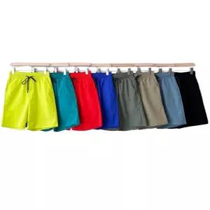 남여공용 남자 커플 워크 팬츠 비치웨어 비치 밴딩 고무줄 반바지 심플 깔끔한