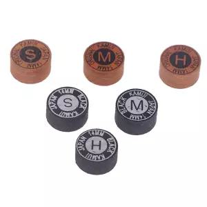 1개 당구팁 하드 소프트 헤드 14MM 일본산 당구팁 고품질 풀 빌리어드 가죽 나인볼 큐팁 스누커