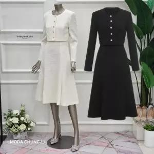 MD 투피스 스타일 크롭 자켓 원피스 MD MYAAWO1020 ZCJ