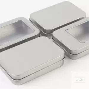 경희의마실 다목적 사각 틴케이스 소형 소품수납통 사탕통 철제수납함