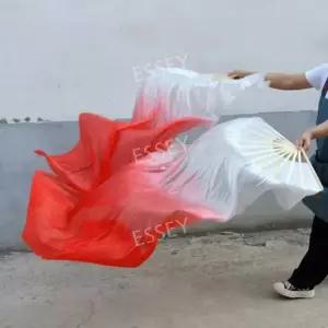 무용 팬베일 워십 댄스 너슬부채 그라데이션 부채 컬러