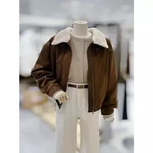 [갤러리아] [반에이크]안감퍼 무스탕점퍼(VB5ZJPM304Z)