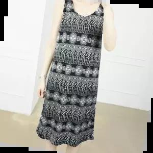 민소매원피스 여름 빅사이즈 나시 롱 스판 쿨 원피스 국내생산