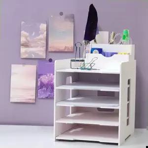 꽂이 서류 보관함 정리 종이 조립식 세로형