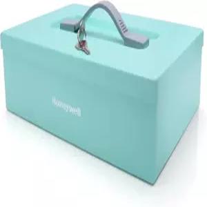 하니웰 금고 및 도어락 - 가정용 소형 열쇠가 있는 내화 서류 자물쇠 상자 개인 물품 보석 화폐용 열쇠